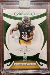 Chase Claypool [Emerald] #113 Football Cards 2020 Panini Flawless Prices