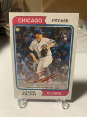 Caleb Kilian [Special Edition Red Ink] Baseball Cards 2023 Topps Heritage Real One Autographs Prices