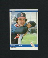 Frank LaCorte #U-67 Baseball Cards 1984 Fleer Update Prices