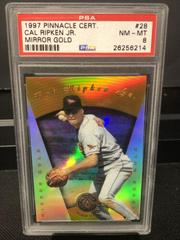 Cal Ripken Jr. [Mirror Gold] #28 Baseball Cards 1997 Pinnacle Certified Prices