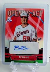 Evan Lee [Red] #OAA-EL Baseball Cards 2023 Topps Big League Opening Act Autographs Prices