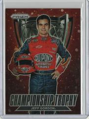Jeff Gordon #5 Racing Cards 2023 Panini Prizm NASCAR Championship Trophy Prices