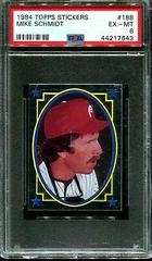 Mike Schmidt #188 Baseball Cards 1984 Topps Stickers Prices