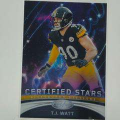 T. J. Watt #CS-12 Football Cards 2023 Panini Certified Stars Prices