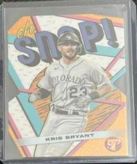 Kris Bryant [Orange] #OS-12 Baseball Cards 2023 Topps Pristine Oh Snap Prices