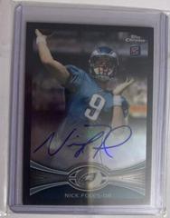 Nick Foles [Throwing Autograph Black Refractor] #153 Football Cards 2012 Topps Chrome Prices