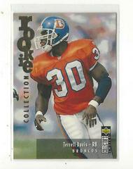 Terrell Davis [Gold] #U17 Football Cards 1995 Collector's Choice Update Prices