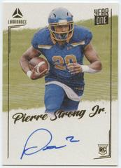Pierre Strong Jr. #YSR-PST Football Cards 2022 Panini Luminance Year One Signatures RPS Prices
