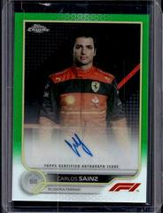 Carlos Sainz [Green] #CAC-CS Racing Cards 2022 Topps Chrome Formula 1 Autographs Prices