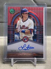Luke Williams [Red] Baseball Cards 2022 Topps Tribute League Inauguration Autographs Prices