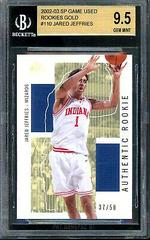 Jared Jeffries [Gold] Basketball Cards 2002 SP Game Used Prices