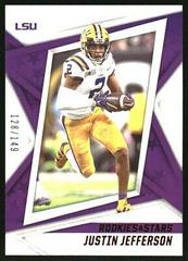 Justin Jefferson [Red] #24 Football Cards 2022 Panini Chronicles Draft Picks Rookies and Stars Prices