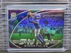 Justin Jefferson [Marble] #SKS-JJE Football Cards 2022 Panini Spectra Sky High Signatures Prices