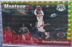 Russell Westbrook [Gold Mosaic] Basketball Cards 2019 Panini Mosaic Montage Prices