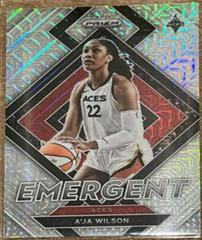 A'ja Wilson [Mojo] #9 Basketball Cards 2022 Panini Prizm WNBA Emergent Prices