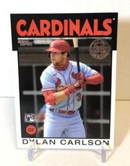 Dylan Carlson #86B-17 Baseball Cards 2021 Topps 1986 Prices