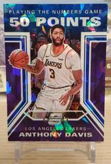 Anthony Davis [Blue Cracked Ice] Basketball Cards 2019 Panini Contenders Optic Playing the Numbers Game Prices