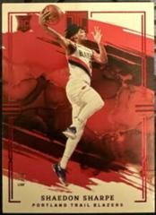 Shaedon Sharpe [Asia Red] #15 Basketball Cards 2022 Panini Impeccable Prices