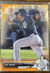 Luis Urias [Orange] #BP107 Baseball Cards 2017 Bowman Prospects Prices