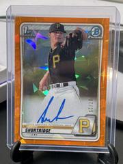 Aaron Shortridge [Orange] Baseball Cards 2020 Bowman Sapphire Autographs Prices