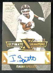 Isaiah Spiller #UXSIS1 Football Cards 2022 Leaf Ultimate Draft X Autographs Prices