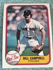 Bill Campbell #240 Baseball Cards 1981 Fleer Prices