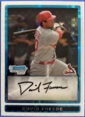 David Freese [Xfractor] Baseball Cards 2009 Bowman Chrome Prospects Prices