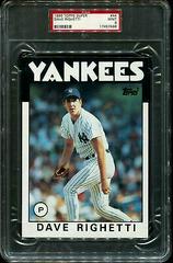 Dave Righetti #44 Baseball Cards 1986 Topps Super Prices