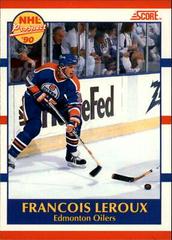 Francois Leroux Hockey Cards 1990 Score Canadian Prices
