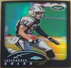 Laveranues Coles Football Cards 2002 Topps Chrome Prices