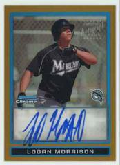 Logan Morrison [Gold Refractor Autograph] #BCP112 Baseball Cards 2009 Bowman Chrome Prospects Prices