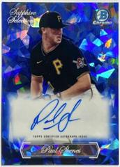 Paul Skenes #SSA-PS Baseball Cards 2023 Bowman Draft Chrome Sapphire Selections Autograph Prices