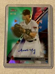 Andy Young [Green Refractor] Baseball Cards 2021 Topps Finest Autographs Prices