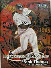 Frank Thomas #597 Baseball Cards 1998 Fleer Prices