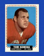 Tom Nomina #57 Football Cards 1964 Topps Prices