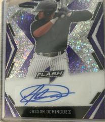 Jasson Dominguez [Purple] #BA-JD1 Baseball Cards 2020 Leaf Flash Autographs Prices