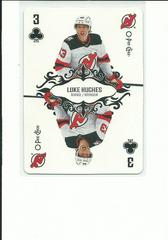 Luke Hughes #3-CLUBS Hockey Cards 2023 O-Pee-Chee Playing Cards Prices
