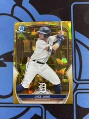 Jace Jung [Gold Sapphire] #BDC-104 Baseball Cards 2023 Bowman Draft Chrome Sapphire Prices