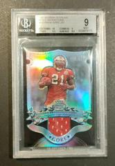 Frank Gore [Jersey Black Refractor] #BSVR-FG Football Cards 2007 Bowman Sterling Prices