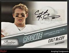 Colt McCoy [Draft Picks Rights Autograph] #223 Football Cards 2010 Panini Prestige Prices