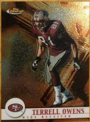 Terrell Owens #18 Football Cards 2001 Topps Finest Prices