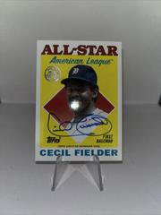 Cecil Fielder Baseball Cards 2023 Topps 1988 All Star Autographs Prices