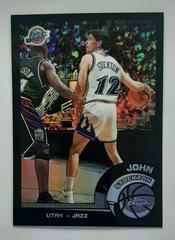 John Stockton [Black Refractor] Basketball Cards 2002 Topps Chrome Prices