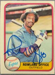 Rowland Office Baseball Cards 1981 Fleer Prices
