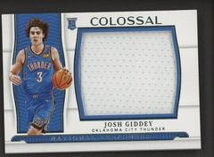 Josh Giddey [Patch Autograph] Basketball Cards 2021 Panini National Treasures Prices