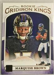 Marquise Brown #RGK 11 Football Cards 2019 Donruss Rookie Gridiron Kings Prices