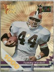 Tommy Vardell [1000 Stripe] Football Cards 1992 Wild Card Stat Smashers Prices