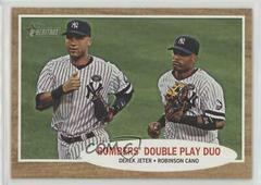 Derek Jeter, Robinson Cano #37 Baseball Cards 2011 Topps Heritage Prices