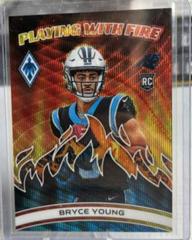Bryce Young [Lava] #PWF-1 Football Cards 2023 Panini Phoenix Playing with Fire Prices