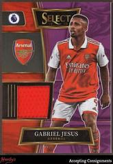 Gabriel Jesus [Purple] Soccer Cards 2022 Panini Select Premier League Swatches Prices